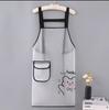 Cute Summer TPU Kitchen Apron - Waterproof, Oil and Stain Resistant with Cartoon Design