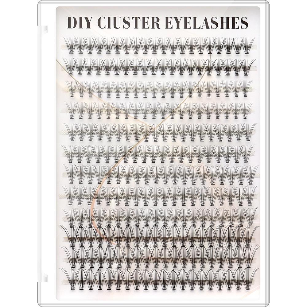 

Европейские и американские смешанные накладные ресницы для DIY - Натуральные густые горячего плавления пучки