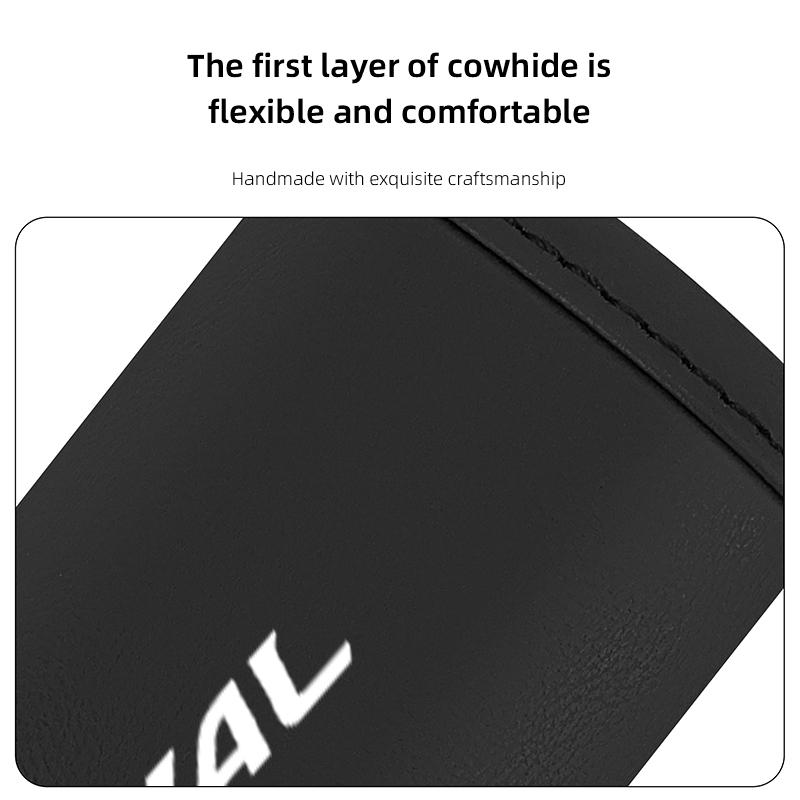 2Pc Car Anti Slip Pull Glove Car Interior Leather Handle Protector Cover For Haval H6 Jolion H9 F7X F7 Dargo H1 H2S M6 H3 H4 H5