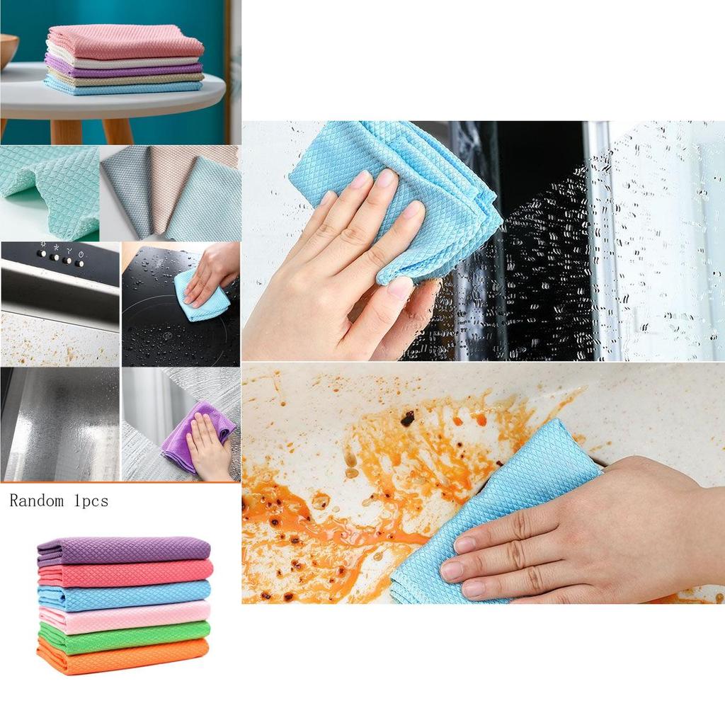 Miracle Nanoscale Streak-free Cleaning Cloths Super Absorbent And Soft To Touch