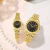 Couple Quartz Watch Men And Women Watches Stylish Steel Band Diamond Resistant Fashion Ladies Watch Male Business Wristwatch