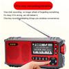 Multi-functional FM Radio Portable Bluetooth Speaker with LED Display Flashlight Support U Disk TF Card AUX Time Lyrics Display