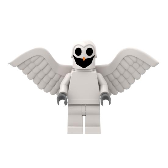 1/3/4Pcs Survival Cartoon Deer Goat Owl Bear Horror Game Action Figure Wolf Bat Men Decoration Forest