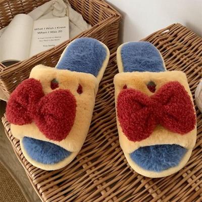 Slippers Indoor Shoes Office School Winter Fur Poggle Fleece