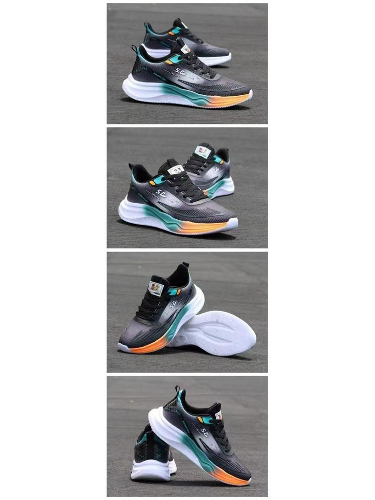 Men's Lightweight Non-Slip Athletic Shoes for Physical Education and Exams – Waterproof, Ideal for Running, Jump Rope, and Long Jump.