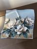 New 70*70Cm Silk Satin Hair Scarf Women Handkerchief Printed Female Square Head Bandana Small Neck Muffler Hijab Lady Girl