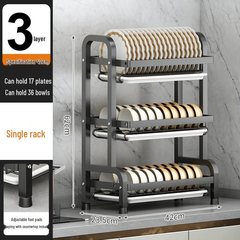 Hanyou Multi-functional Two-Tier Dish Drying Rack