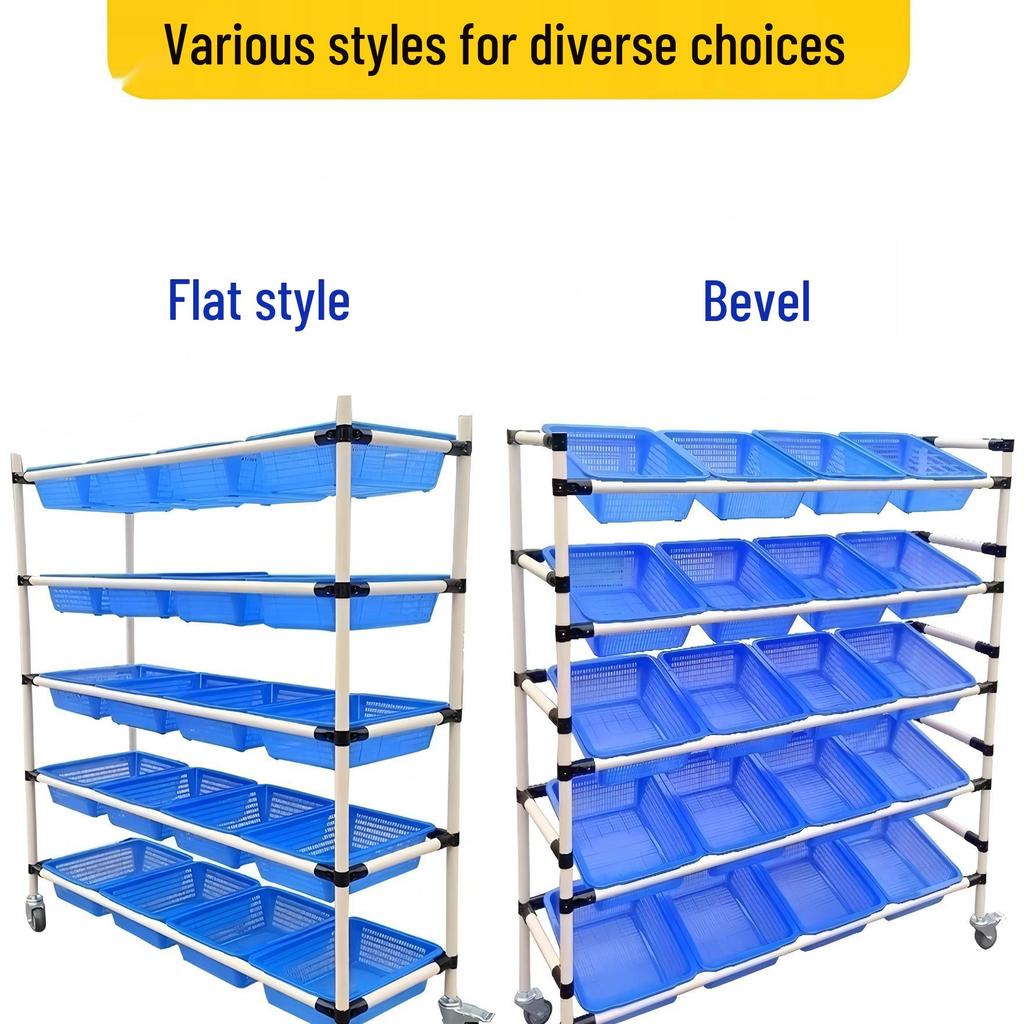 Lean Multi-Layer Movable Sorting Cart with Silent Wheels