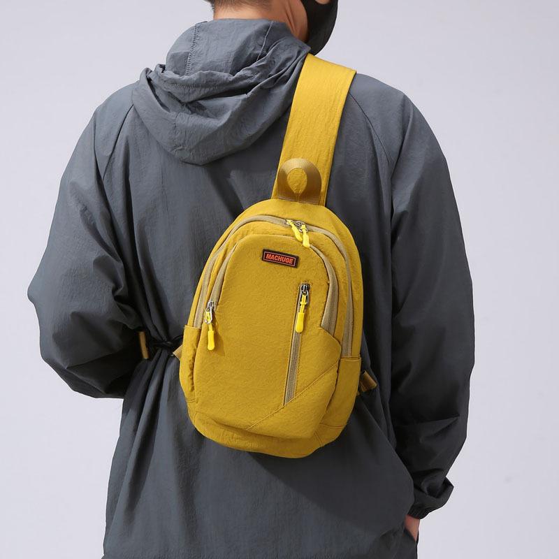 Japanese literary and artistic small fresh commuter travel men's and women's casual chest bags, new trendy sports shoulder crossbody bags