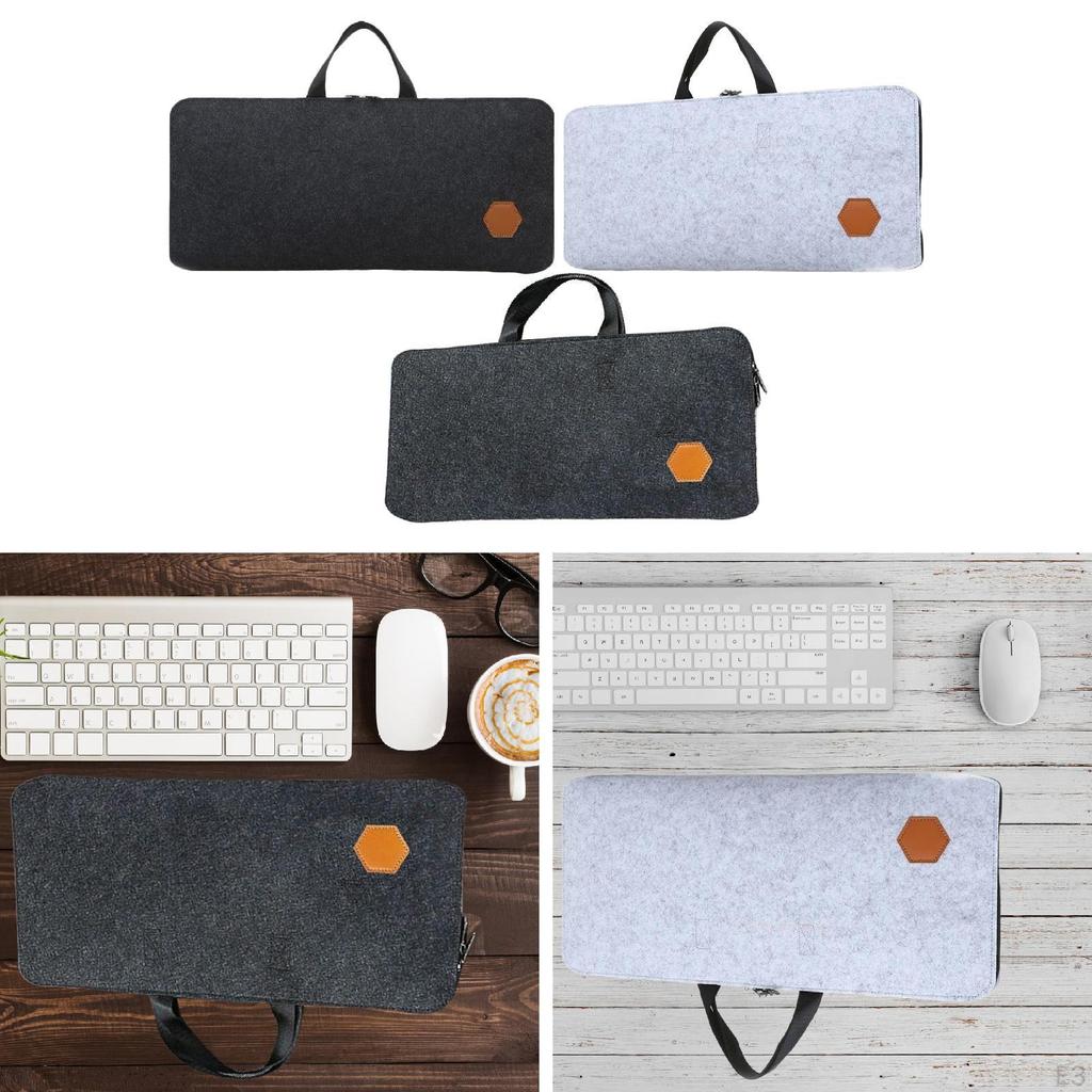 PC Keyboard Storage Bag Case Lightweight Simple with Handle Gaming Carrying