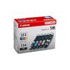 Canon Genuine Ink Cartridge BCI-351+350/5MP 5-Color Multipack