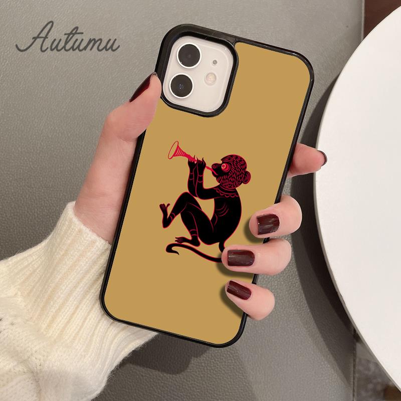 Custodia per telefono SENZA CUCITURE ZODIACO CINESE per iPhone 11 12 13 14 Pro Max mini XR XS SE 2020 7 8 Plus Samsung Galaxy S21 S22 shell
