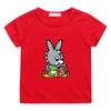 T-shirt per bambini Trotro Cartoon 100% Cotone Stampa Anime T-shirt 2-12 Anni Manica Corta Bambini Ragazze Quotidiano Casual Toddler Estate