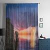 Colorful Landscape Rock Tulle Curtains For Living Room Sheer Curtain Bedroom Veil Organza Decorative Window Treatments