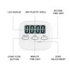 1PC LCD Digital Screen Kitchen Timer Magnetic Cooking Countdown Alarm Sleep Stopwatch Temporizador Clock Home Multifunctional Tools