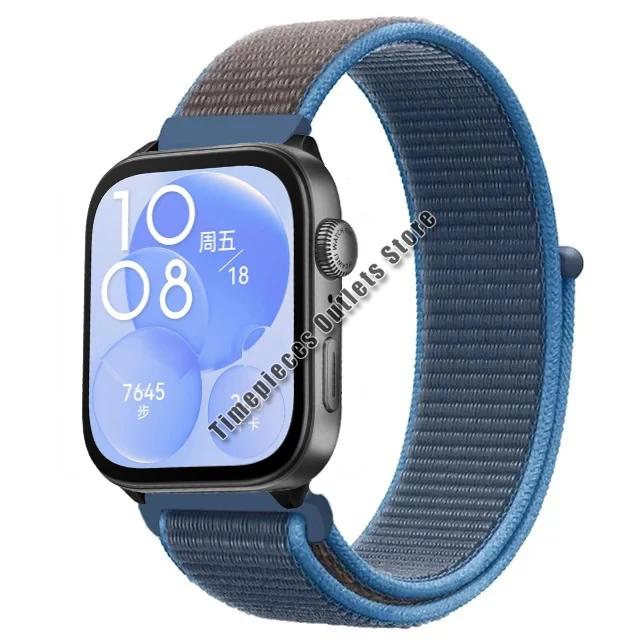 Nylon Loop Strap For Huawei Watch Fit 3 Sport Breathable Replacement Bracelet Wristband For Huawei Watch Fit 3 Belt Accessories
