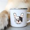 Original Mugs Coffee Cups to Sublimate Cute Dog Printed Enamel Coffee Tea Mugs Office Home Party Beer Drink Cola Cups Travel Cup