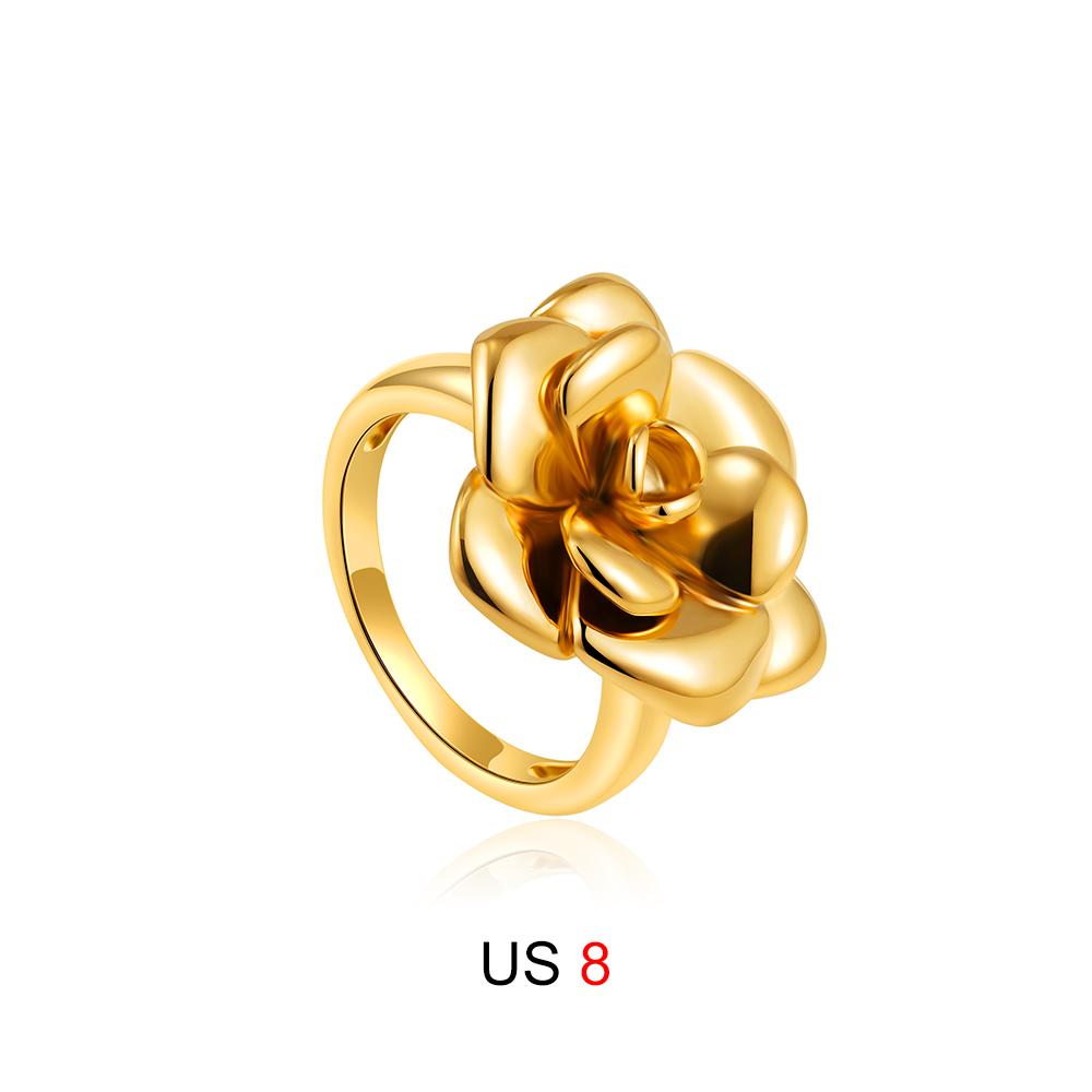 Retro Stainless Steel Flower Woven Geometric Ring with Wide Edges Double Layered Texture Simple and High-End Feeling Layered