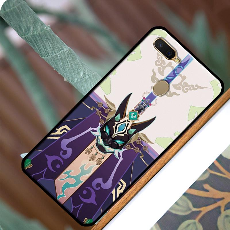 Genshin Impact Xiao Phone Case For OPPO A15 A3S A5S A52 A72 A54 A74 A94 A83 A91 A93 A5 A9 A31 A53 A53S 2020