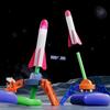 Rocket Launcher Toy Flying Foam Rocket Pedal Pump Children's Inflatable Jump Outdoor Interactive Game