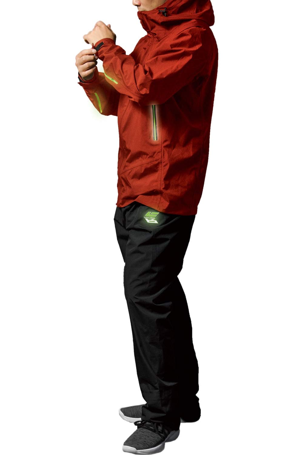 

Дождевик Mac Люминесцентный Светоотражающий Регулируемый Пояс Регулировка Подола Размер LL (Водонепроницаемость 10 000 мм вод. ст., Дышащая способность 5 000 г/м2, Принт,