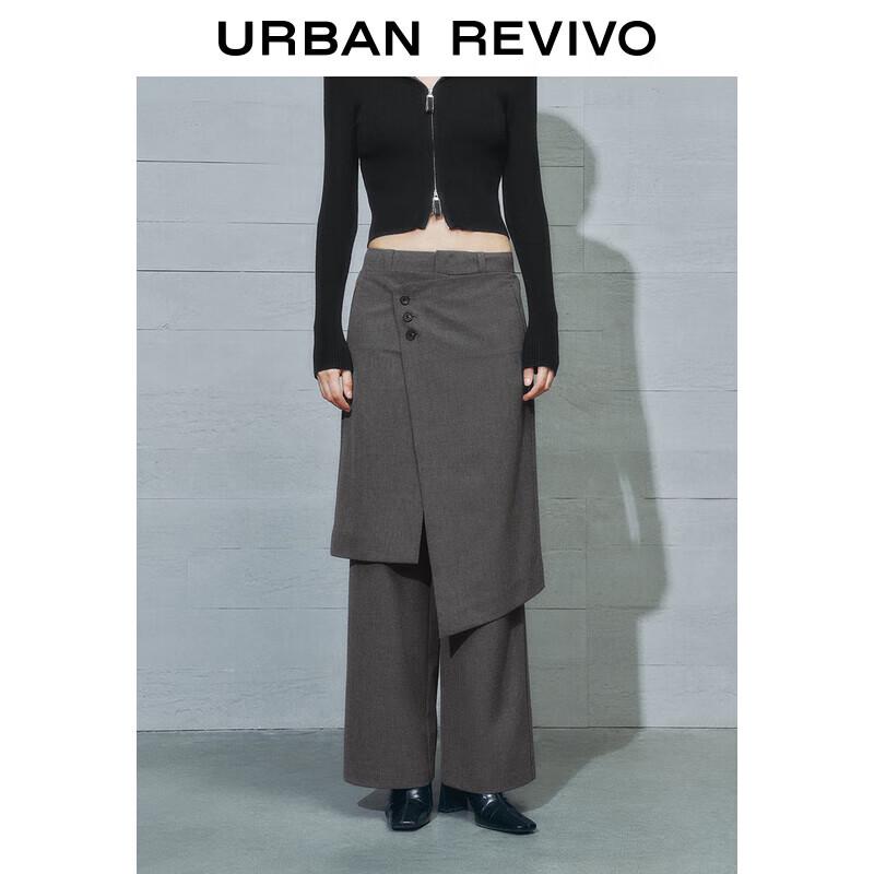 

Women s Faux Two-Piece Wide-Leg Pants XXS