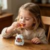 Enfeite de Tigela para Hamster Formato Fofo de Hamster Caixa de Armazenamento de Grande Capacidade Móveis para Casa para Doces Lanches Joias