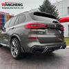 BMW X5 G05 Carbon Fiber Diffuser Kit: Front & Rear with Center Wing, Top Wing, Spoiler, and Rear Wing.