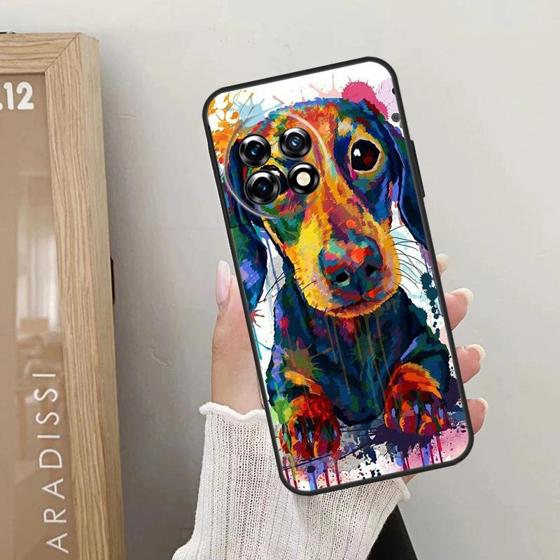 Dogs Dachshund Cute Case For OnePlus Nord 5 CE 2 3 4 Lite N20 N30 OnePlus 15 R 13R 12R 10R 13T 10T 11 12 13 Cover