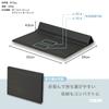 Asuka Mobile PC Stand DSK06 Desktop Tablet Laptop Tablet with Desk Mat Slanted Black