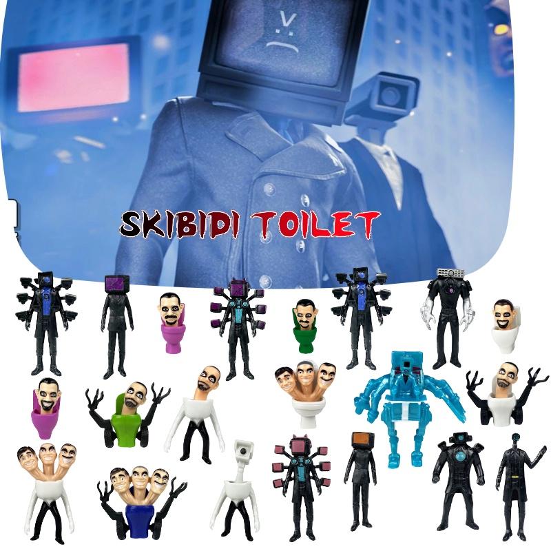 Lifelike Pvc Cross-border Toilet Man Vs Surveillance Man Action Figure Titan Sound Man Tv Man Camera Man Game Model Decoration