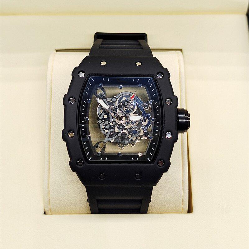Wangr Unisex Transparent Hollow-out Wristwatch