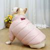 Thick Warm Cotton Dog Coat French Bulldog Pug Short Body Breeds Winter Pet Clothing In Solid Colors M-XXXL