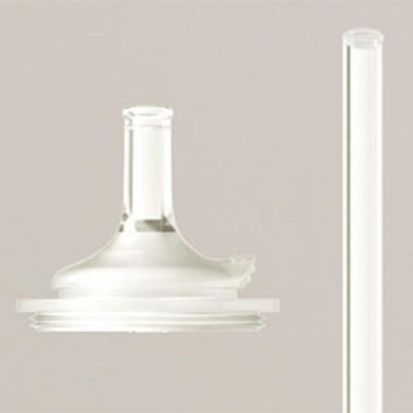 U-teiliger PPSU-Strohhalmbecher + nachfüllbarer Strohhalm, Smart-Set, Marineblau, 1 Set