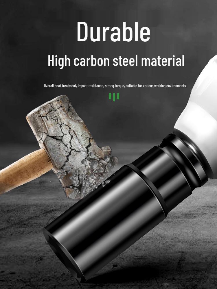 Comprehensive Electric Wrench Kit: Large, Medium, Small Socket Set with Air and Electric Wrench Tool Attachments