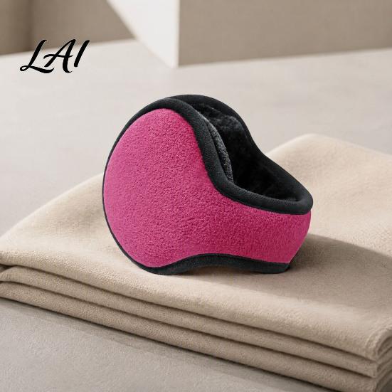 Breathable Thermal Ear Gear Foldable Winter Muffs for Men Women Fleece Warm Warmers Adjustable Windproof Covers Portable Outdoor Cold Weather