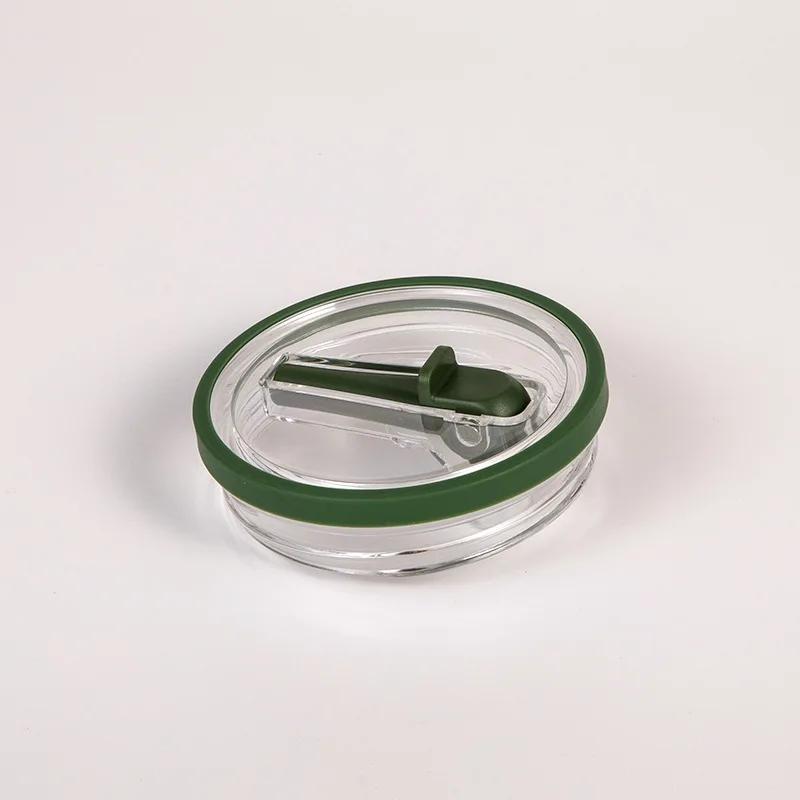 Folding Straw Cup High-value Leak-proof Sealing Cover Portable Handle Car Cup Lid Proof Reusable Tumbler Cover