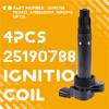 For 2013-2015 CHEVROLET MATIZ M200 SPARK M300 HOLDEN BARINA SPARK Auto Ignition Coil UF725 25190788 96983945 E1225