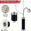 Magnetic BBQ Grill Light with 360° Flexible Gooseneck - Super Bright LED Outdoor Barbecue Flashlight, Handy Camping & Cooking Tool Gift for Men