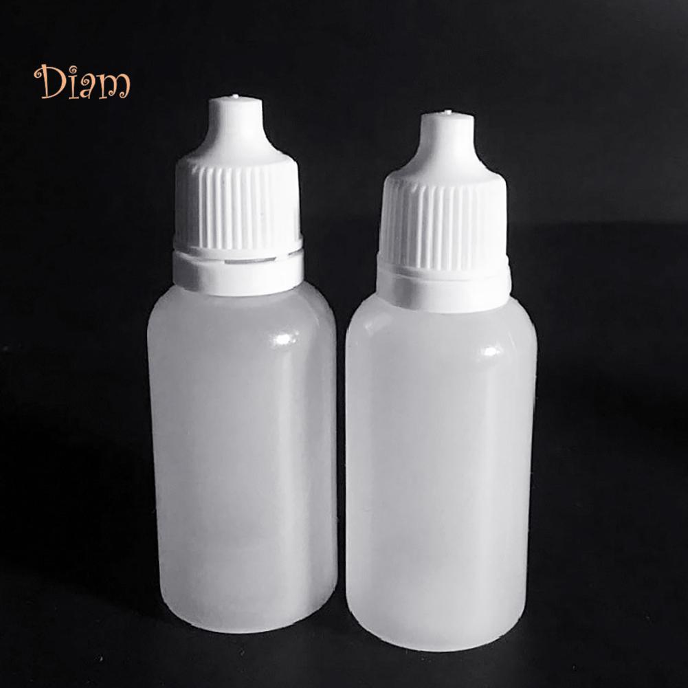20ml Mini Empty Plastic Squeezable Liquid Dropper Eye Drops Refillable Bottle Live City Fashion Home Decor