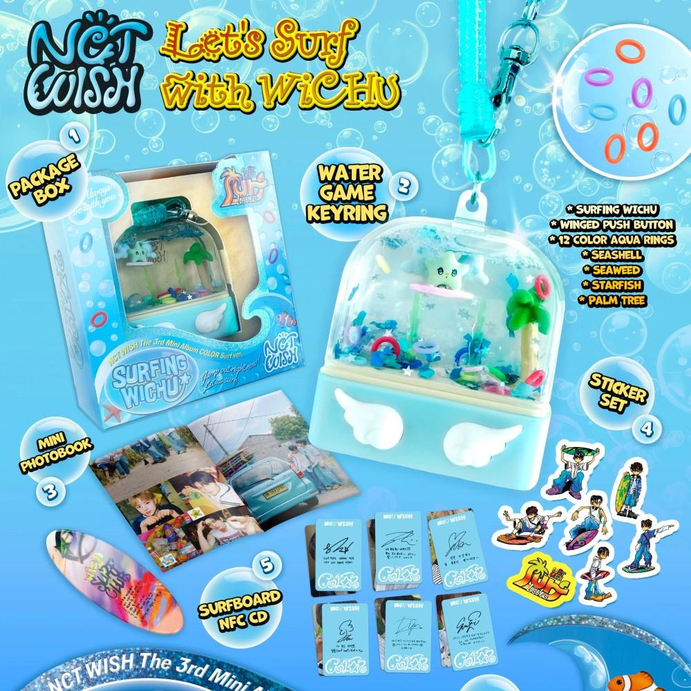 NCT WISH [COLOR] 3rd Mini Album SMART ALBUM SURF Version