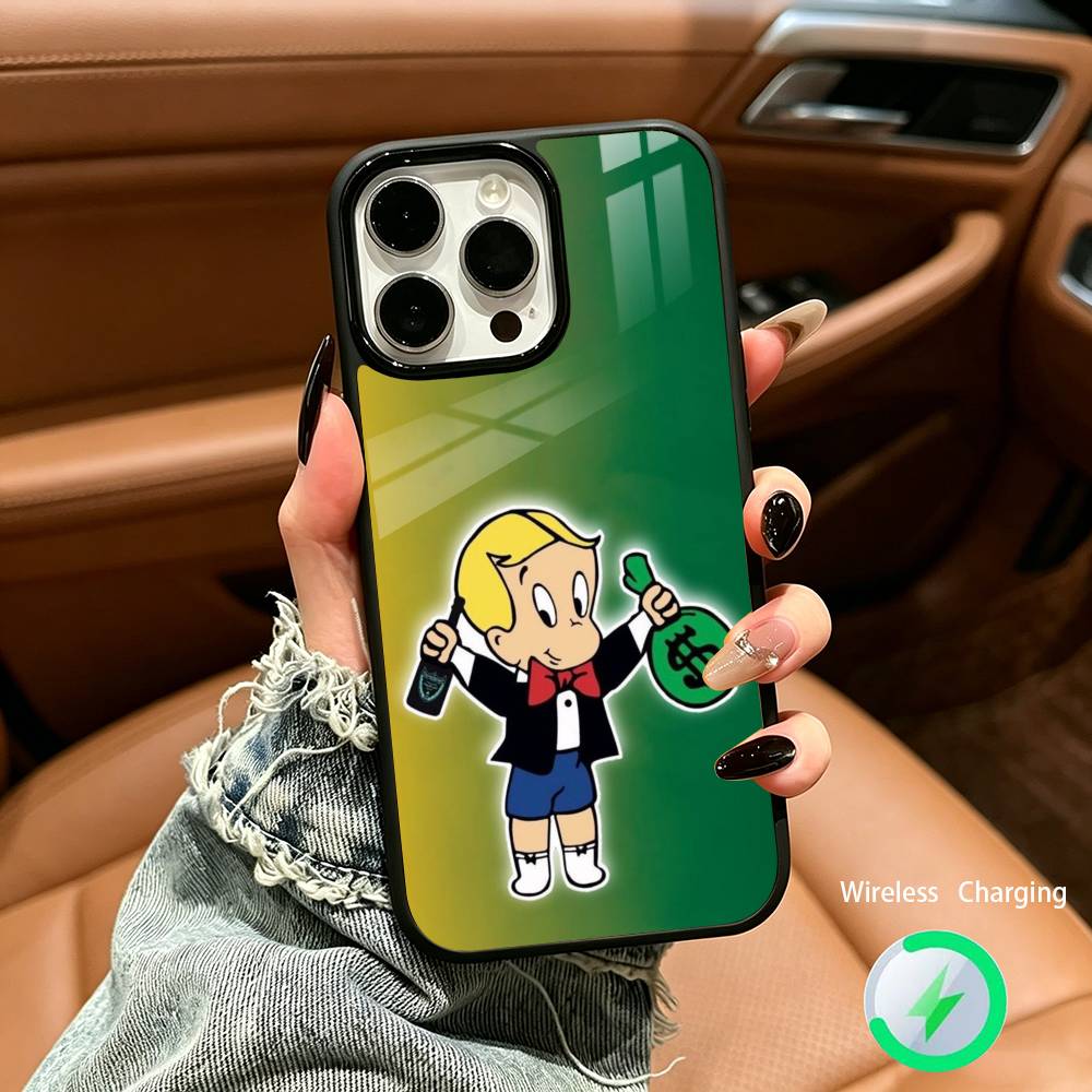 Money Boy R-Richie r-rich Phone Case For IPhone17 16 15 14 13 12 11  Pro Max 16/15/14Plus Wireless Charger Cover Funda