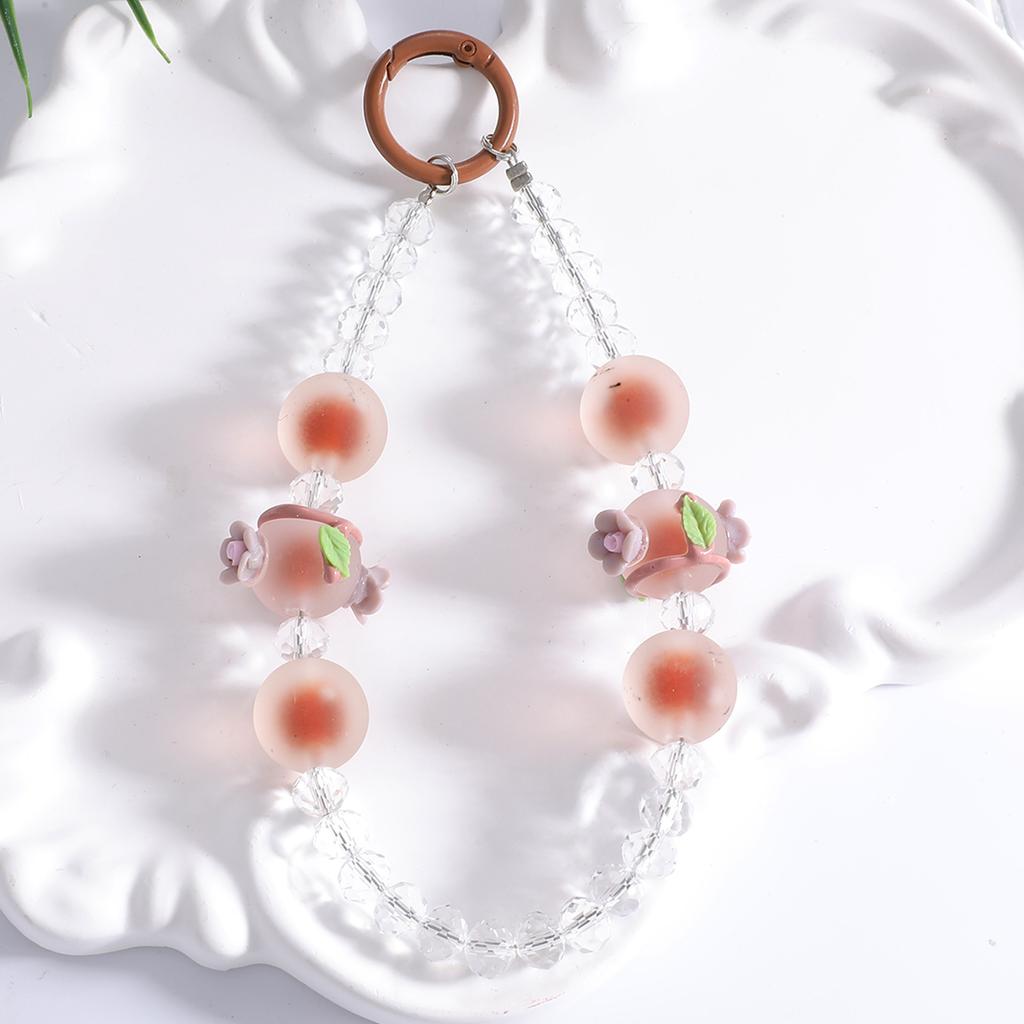Hot-selling New Ins Wind Beaded Universal Mobile Phone Chain Hanging Chain Pendant Keychain Pendant Small Fresh Hanging Jewelry Batch