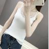 Modal Cotton Lace Trim V-Neck Camisole - Women's Versatile Spring & Autumn Top