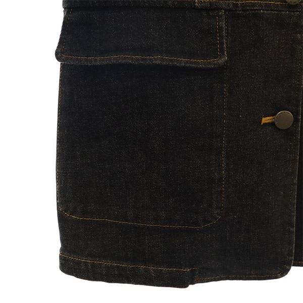 K OF KRIZIA denim tailored jacket 40 Navy Women Used