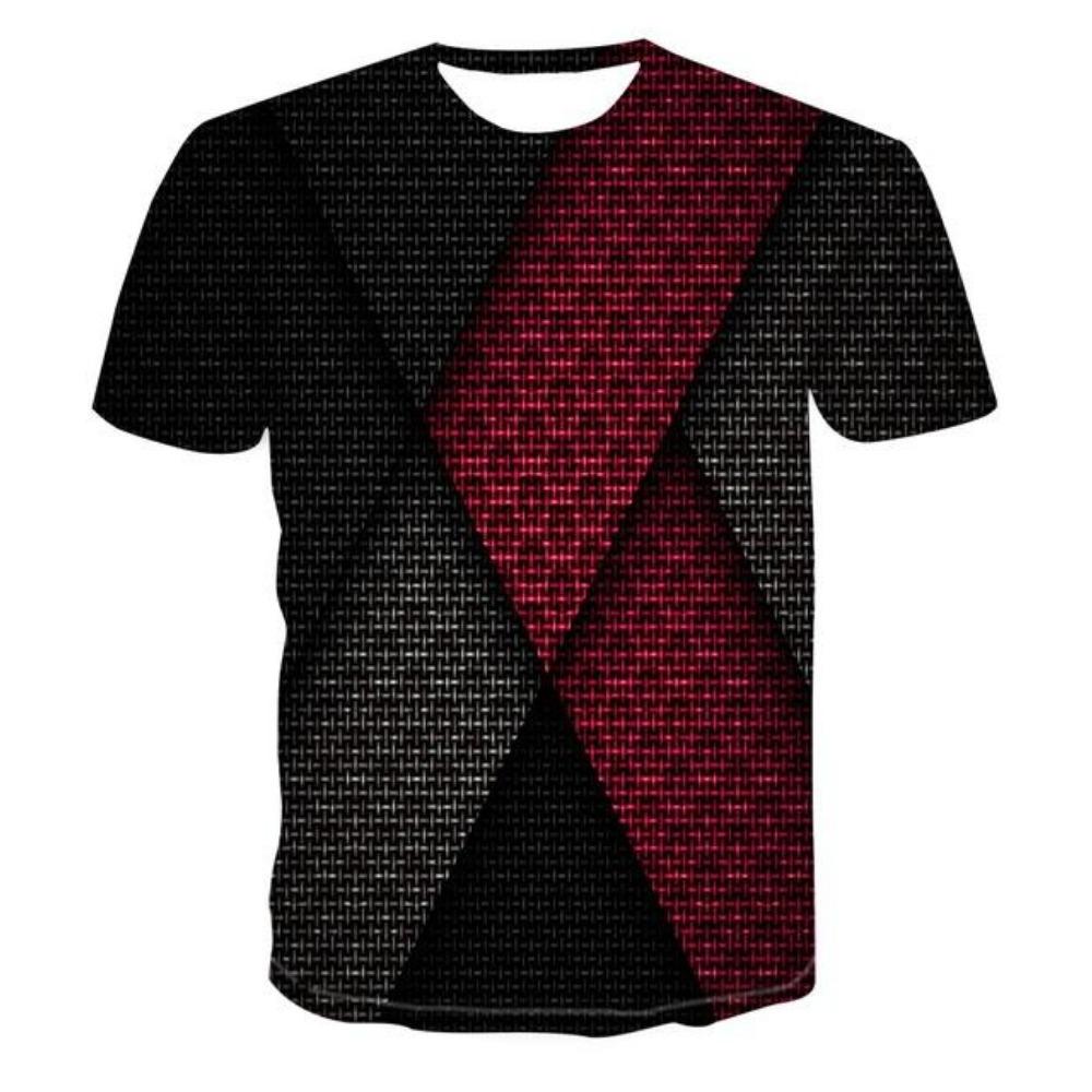 New Summer Men's 3d T-shirt Casual Short-sleeved O-neck Fashion Funny Printing T-shirt Men