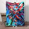 Multiple Sizes Classic Games TV Man Cartoon Printed Blanket Warm Soft and Comfortable Home Travel Sofa Bedding Cover Blanket