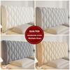 Thickened Bed Headboard Slipcover Soft Smooth Stretch Bed Spread Backrest Anti-Collision Bedhead Cover Dust Protector Washable