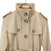 Moncler Trench Coat Beige Women Used
