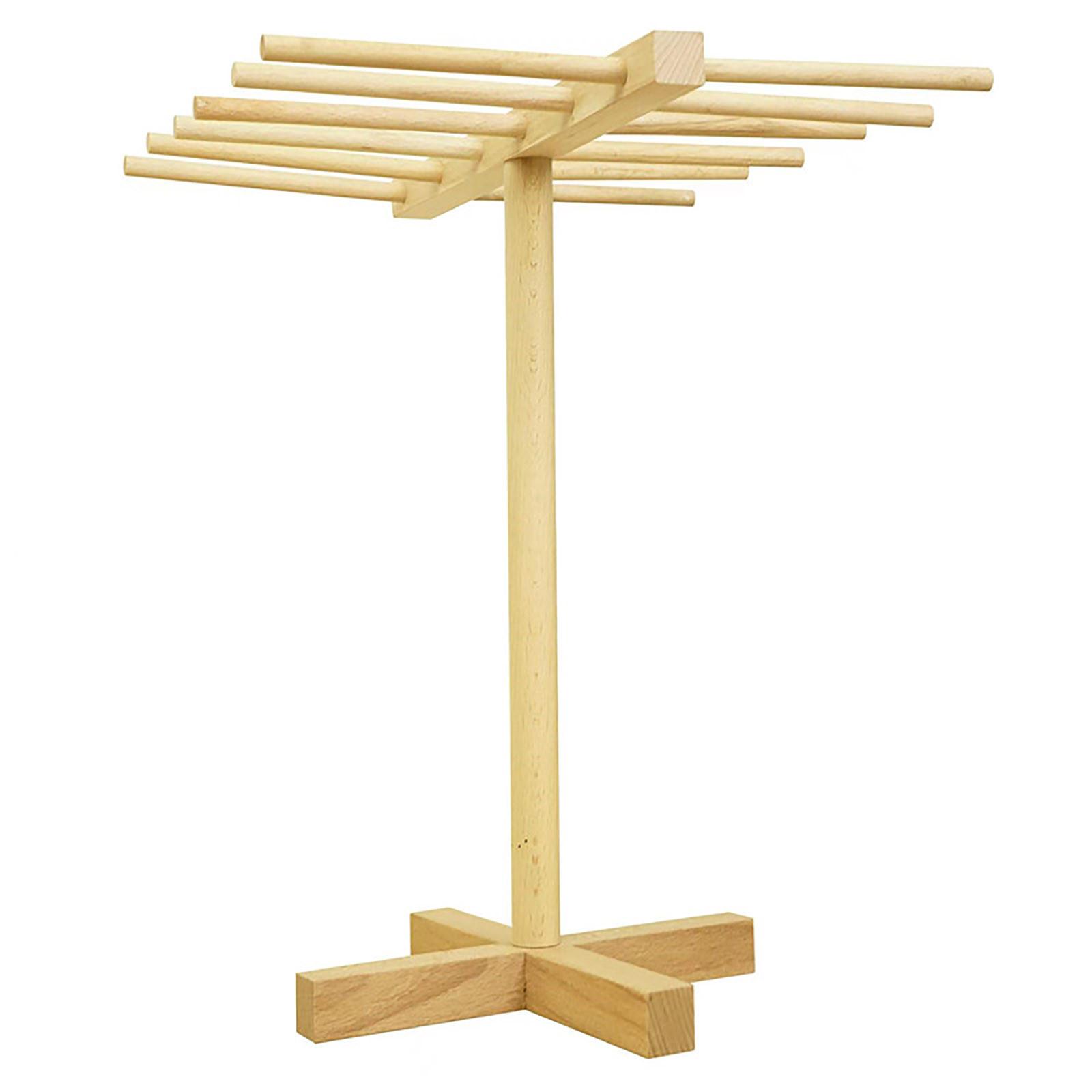 

Деревянная сушилка для макарон, деревянная подставка для лапши с 8 барными ручками, прочная бытовая подвесная сушилка для спагетти для кухни, домашняя лапша